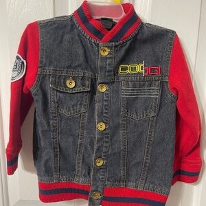 Coogi Jacket Toddler 3T Denim Jean Vintage Y2K Babies Retro